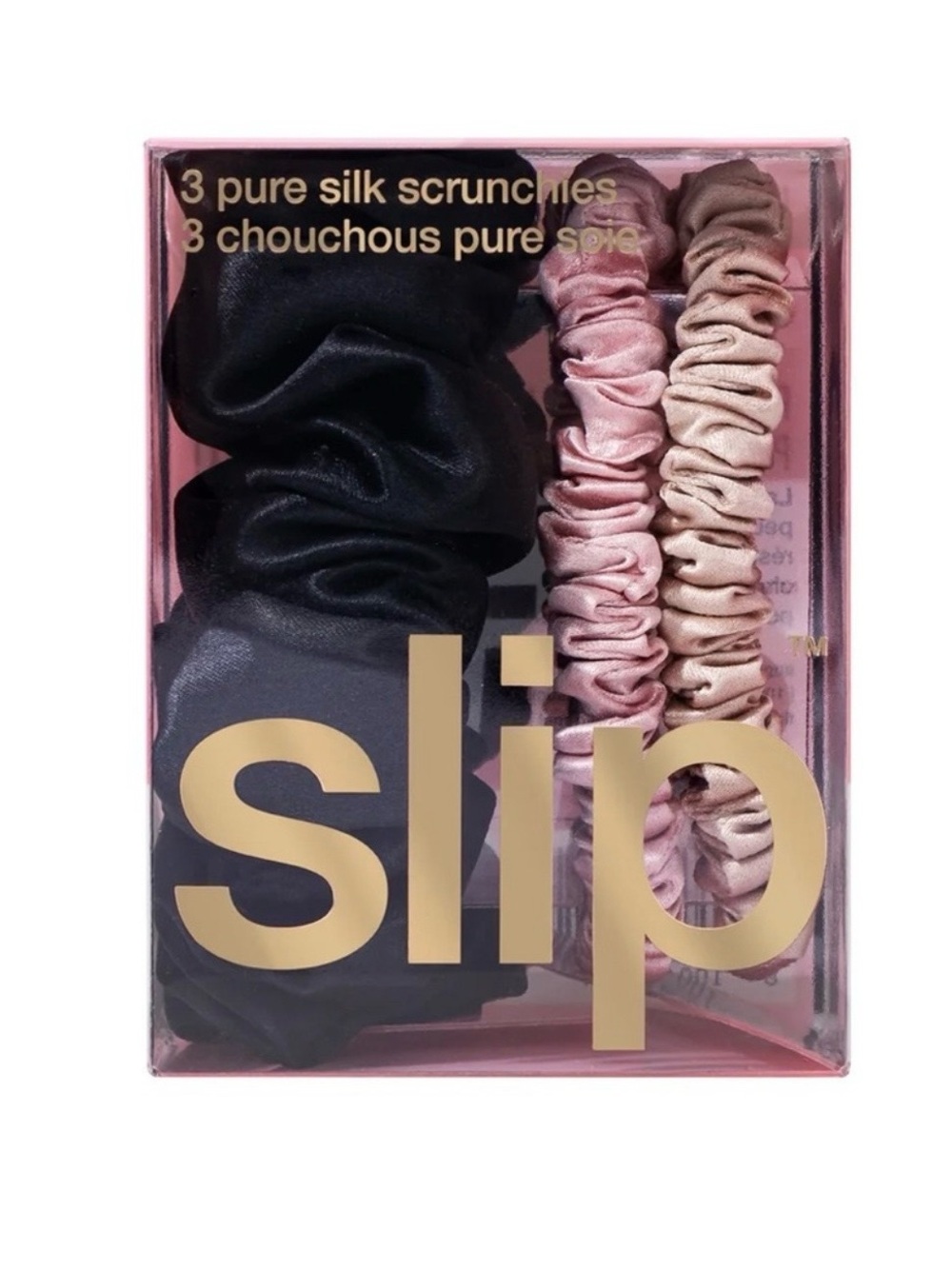 Slip Pure Silk Scrunchies Set of 3 – Large & Slim Hair Ties